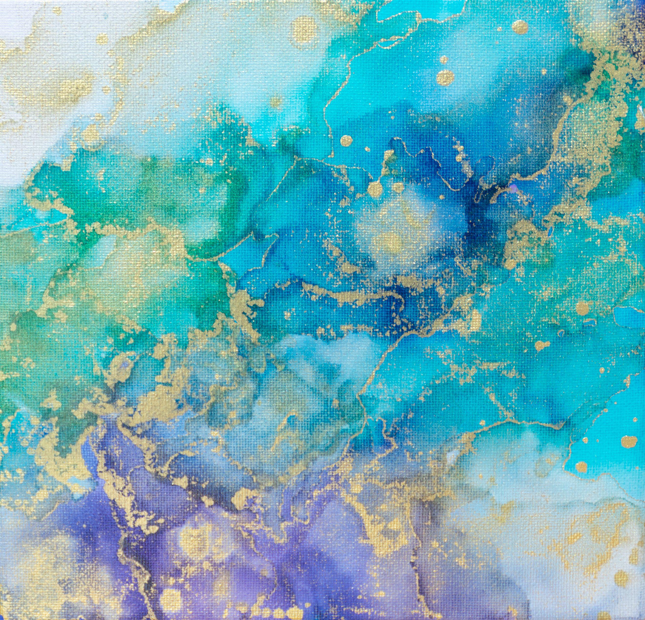 Alcohol Ink Backgrounds  How I use alcohol inks in my Bible
