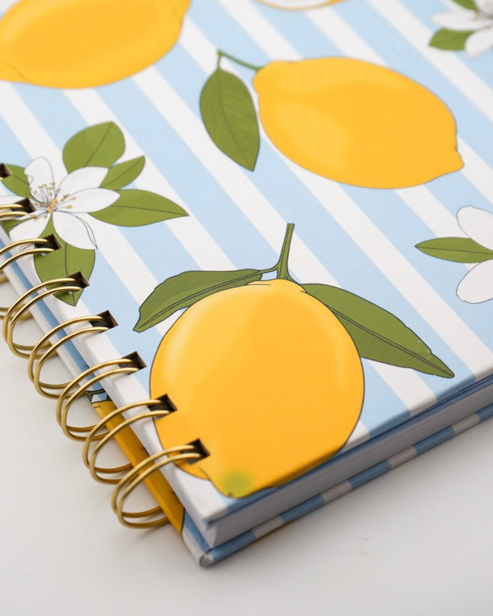 Amalficore Lemons Spiral Notebook
