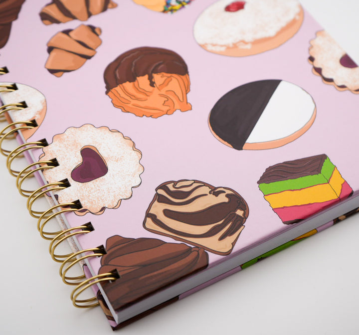 Deli Desserts Spiral Notebook