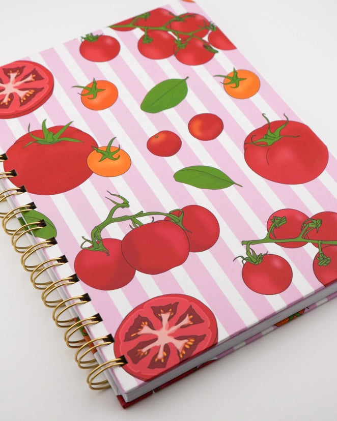 Tomato Girl Summer Spiral Notebook