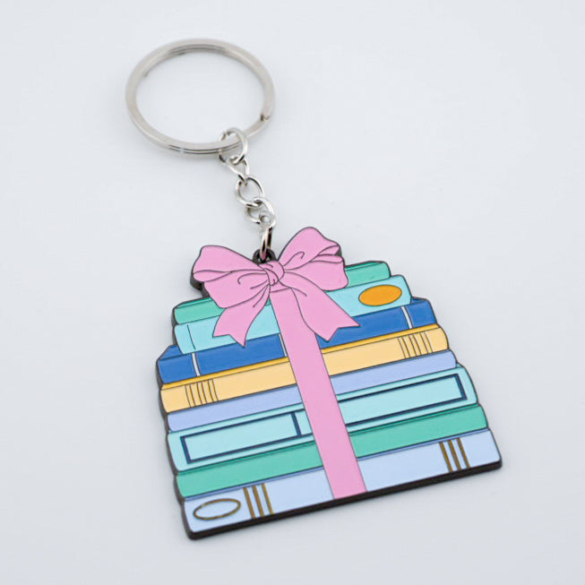 Bow Books Enamel Keychain – Sammy Gorin LLC