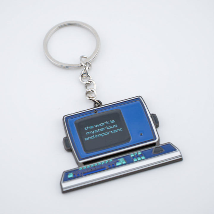 Mysterious Work Enamel Keychain