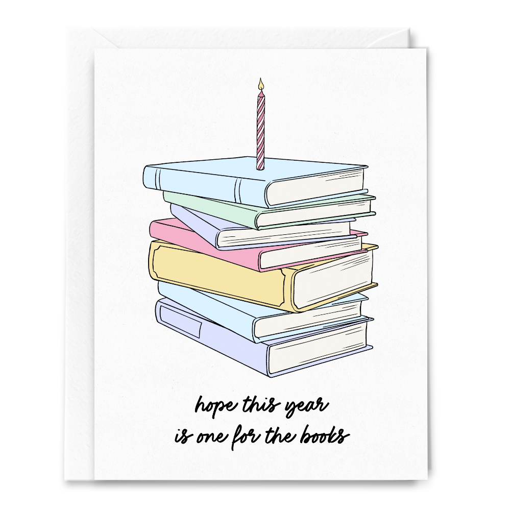 Bookish Birthday | Greeting Card Bookish Birthday | Greeting Card