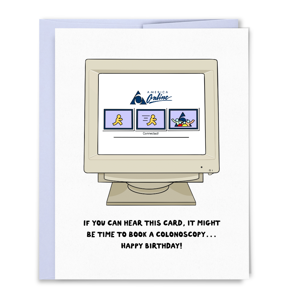 Hear This Card, Time for a Colonoscopy Birthday Card