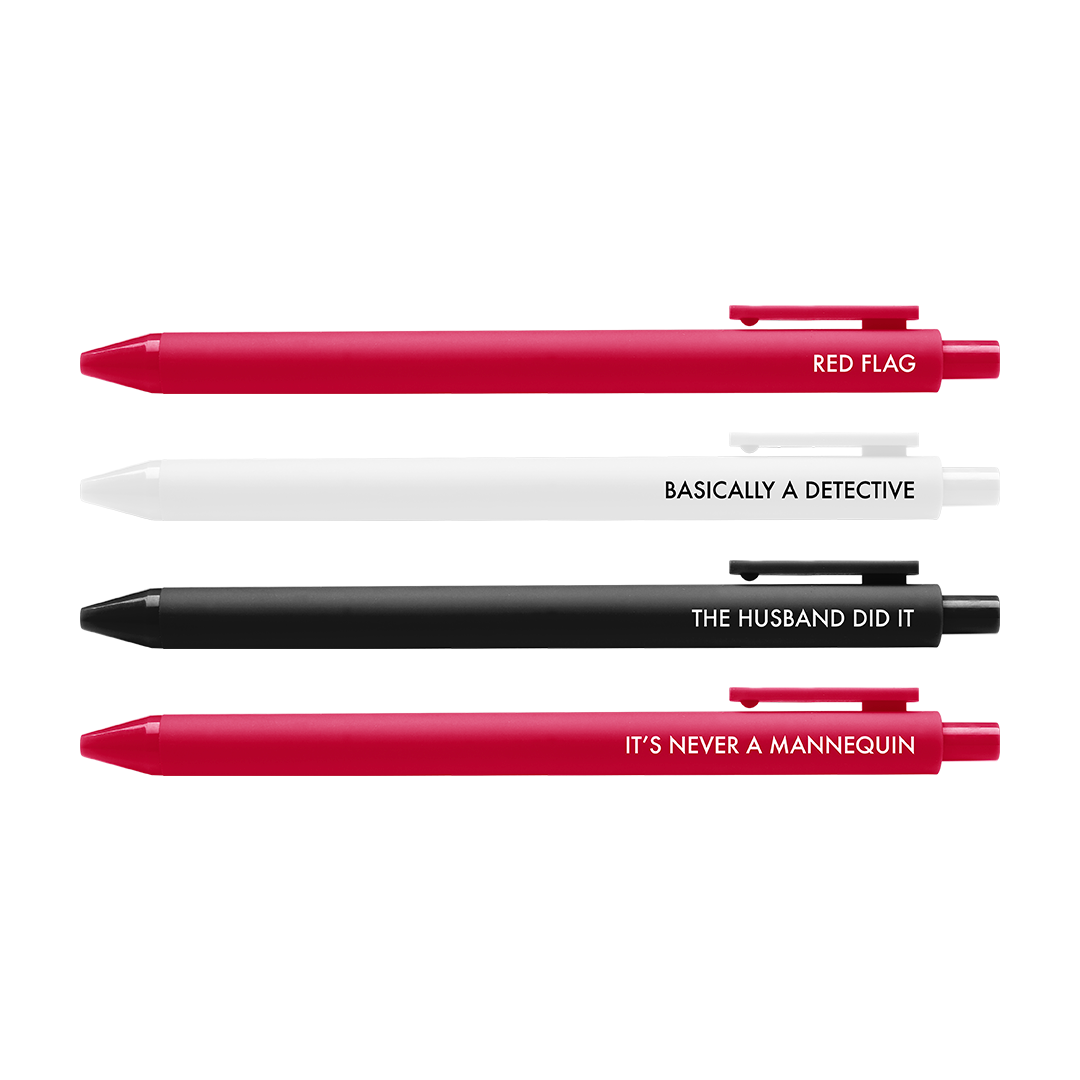 True Crime Gel Pen Set