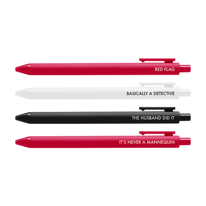 True Crime Gel Pen Set
