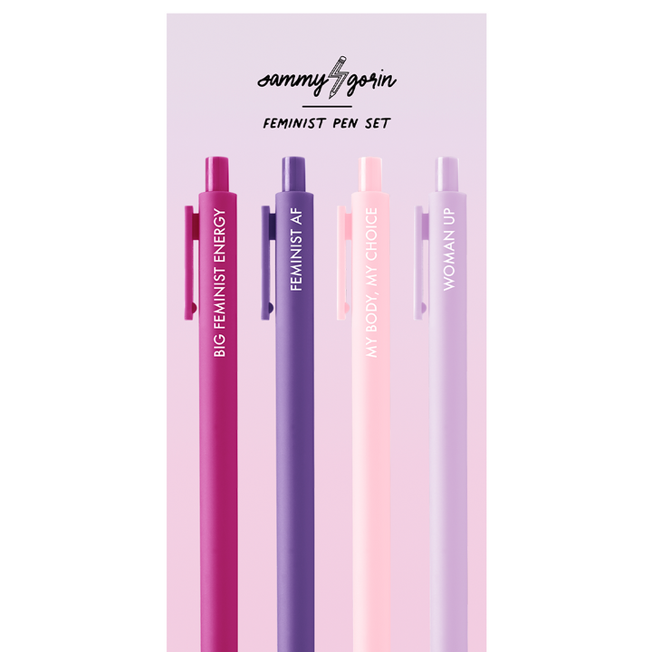 Feminist Gel Pen Set