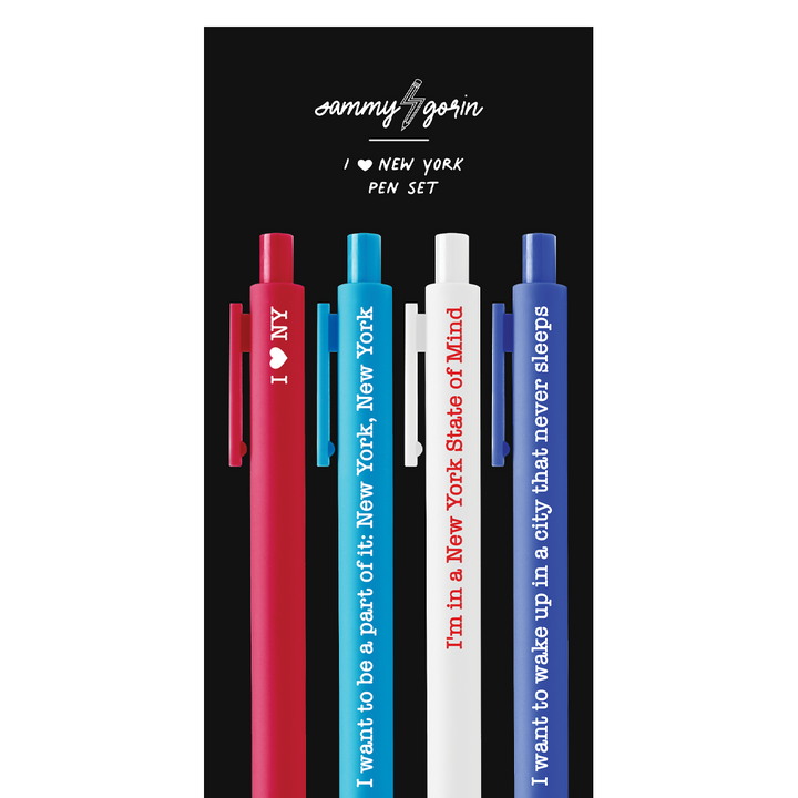 I Love New York Pen Set