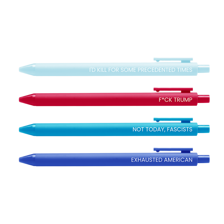 Exhausted American Pen Set