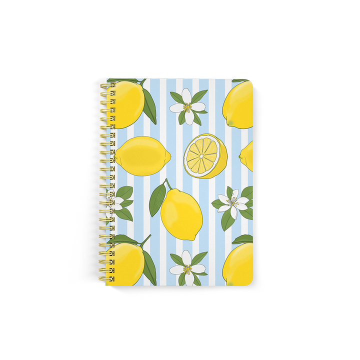Amalficore Lemons Spiral Notebook