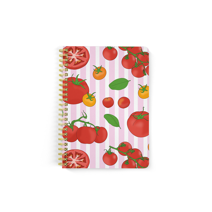 Tomato Girl Summer Spiral Notebook