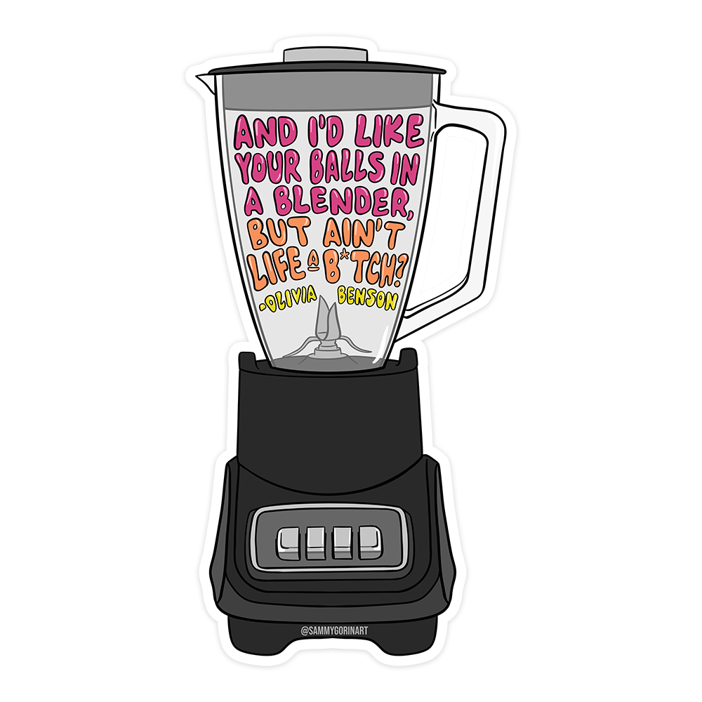 Balls in a Blender Sticker