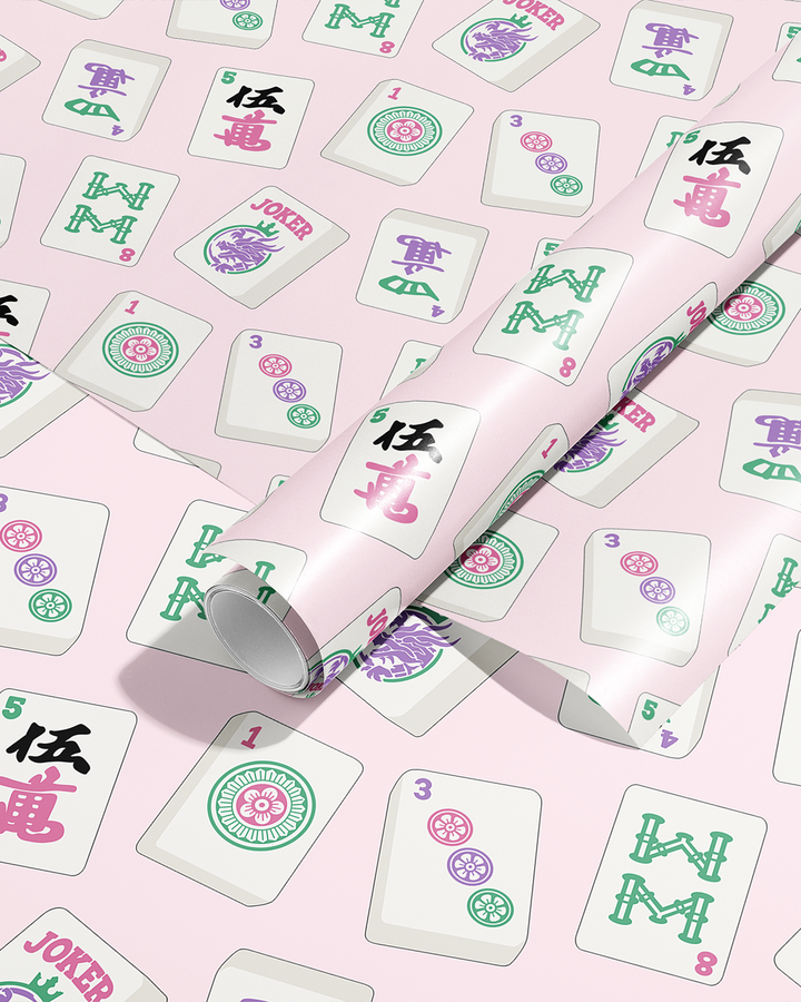 Mahjong Tiles Wrapping Paper