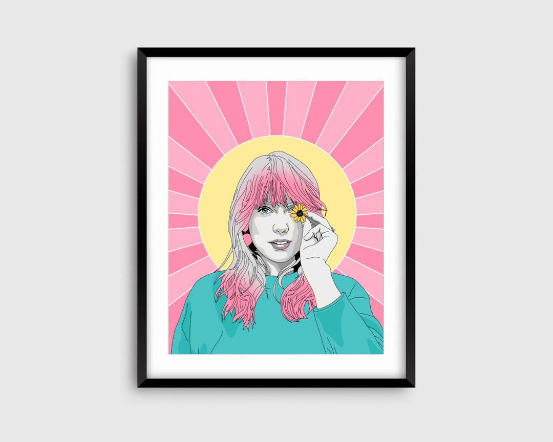 Taylor Swift Portrait Fine Art Print - Sammy Gorin Art