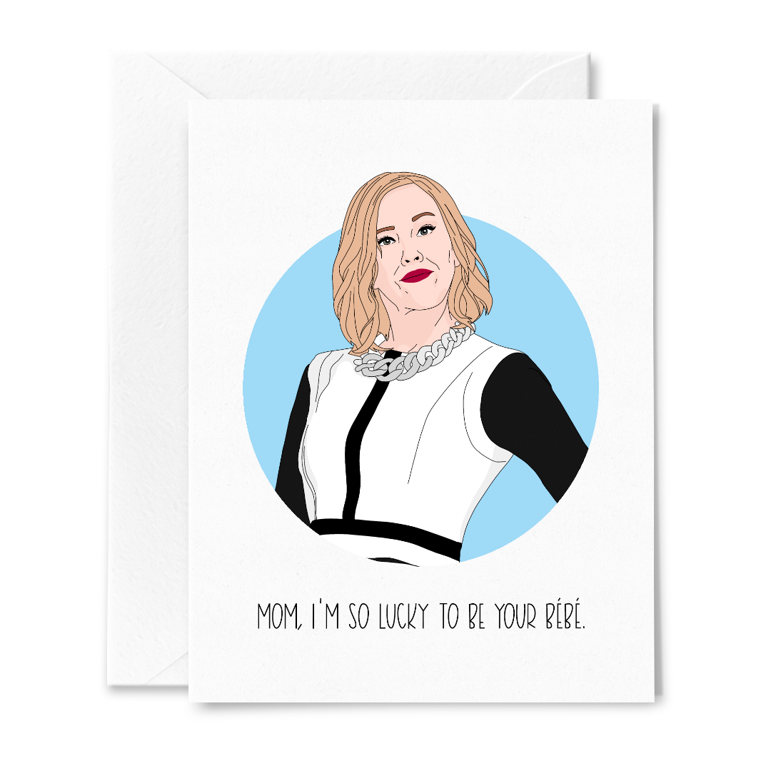 Moira Lucky to Be Your Bébé Card - Sammy Gorin Art