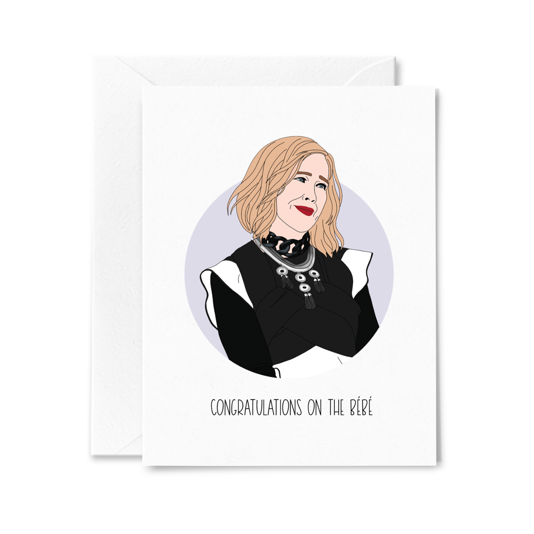 Moira Congratulations on the Bébé Card - Sammy Gorin Art